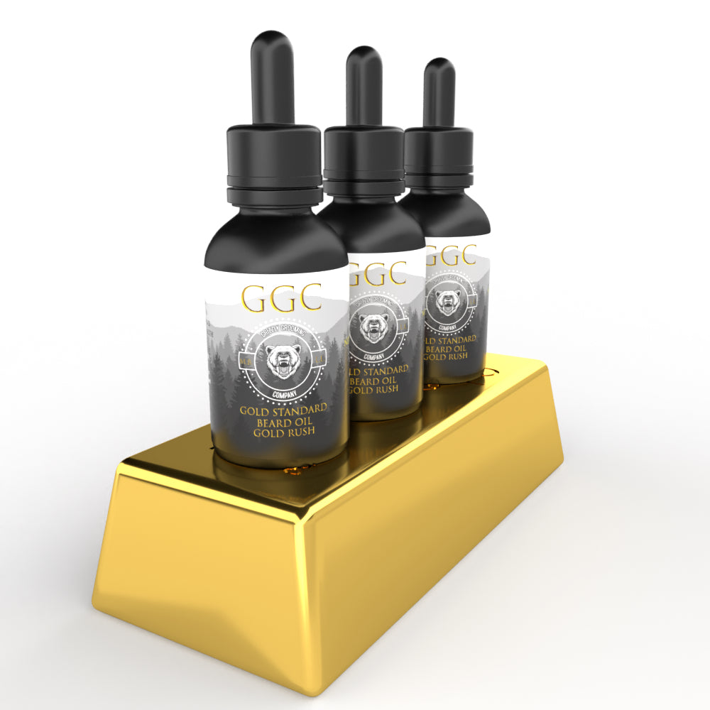 Gold Standard Beard Oil 3-Pack Bundle (1 oz each)