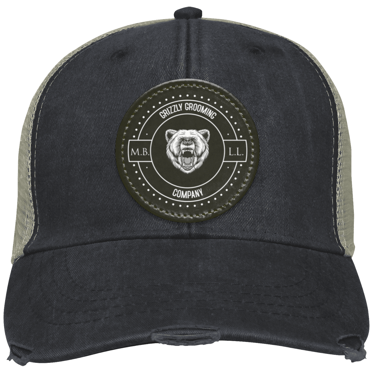 GGC Distressed Ollie Cap - Black Patch