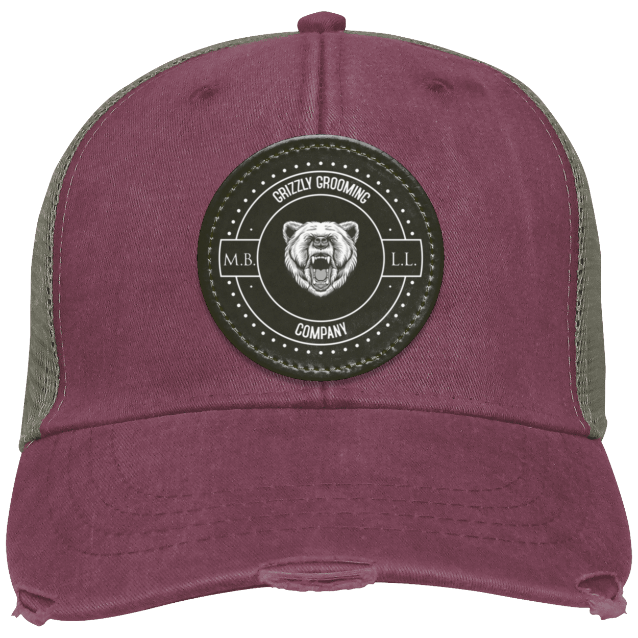GGC Distressed Ollie Cap - Black Patch
