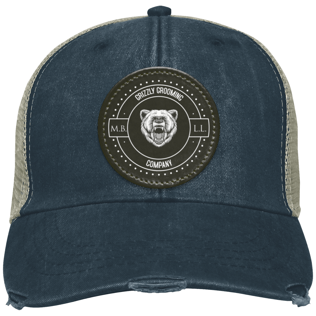 GGC Distressed Ollie Cap - Black Patch
