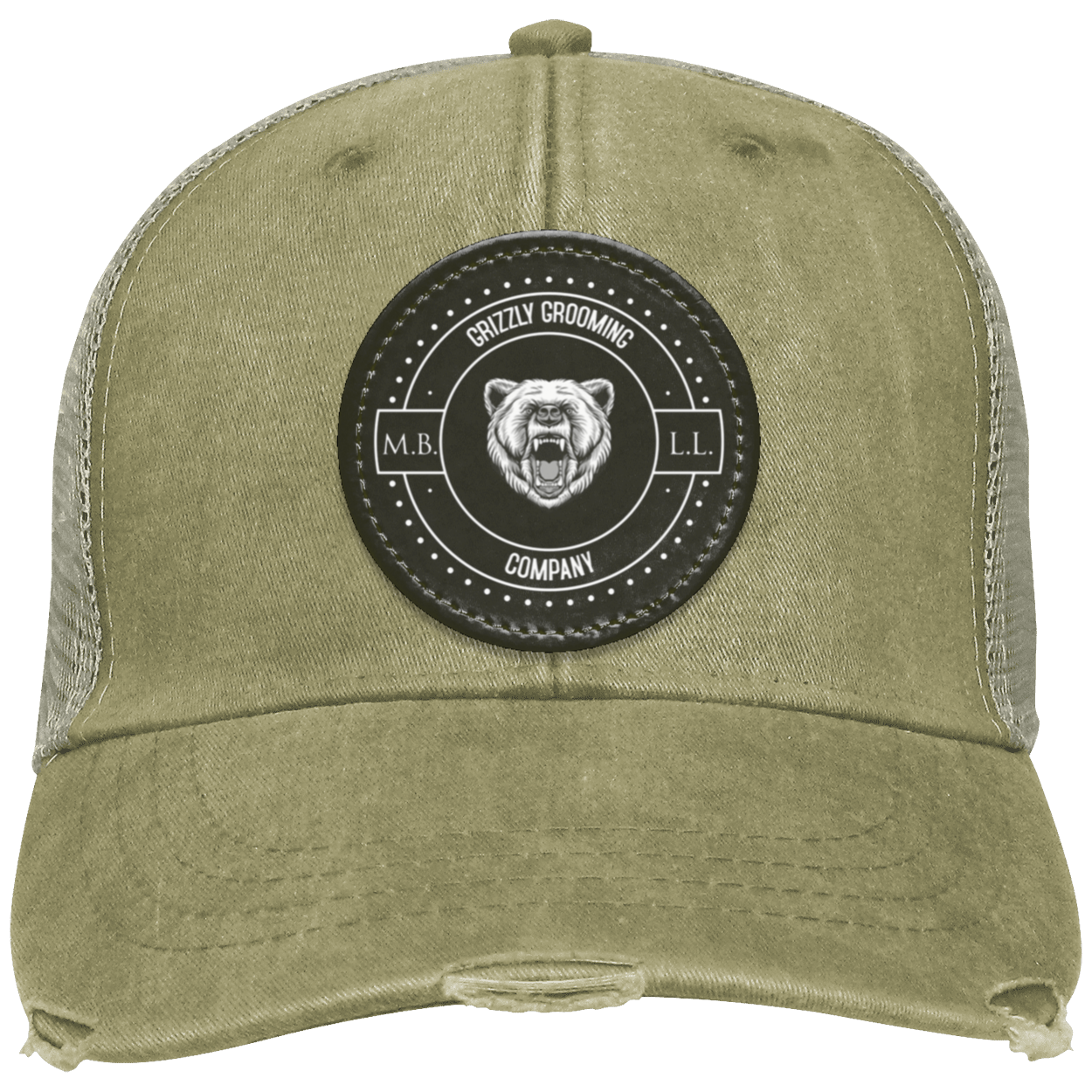 GGC Distressed Ollie Cap - Black Patch