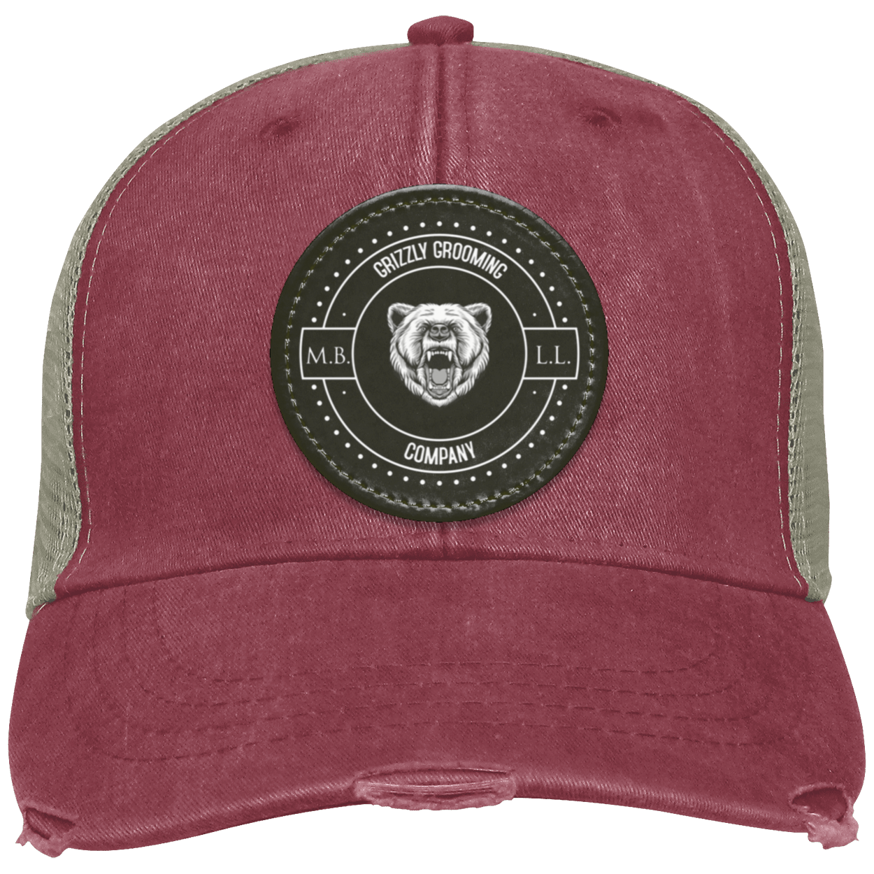 GGC Distressed Ollie Cap - Black Patch