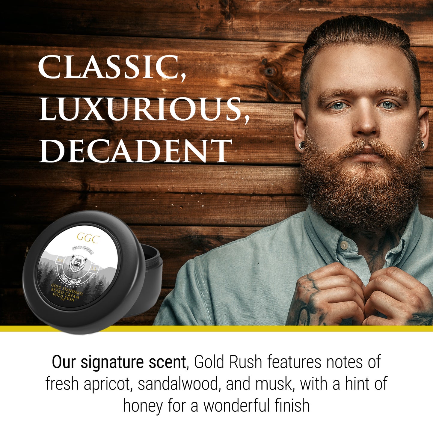 Gold Standard Beard Cream (2 oz)