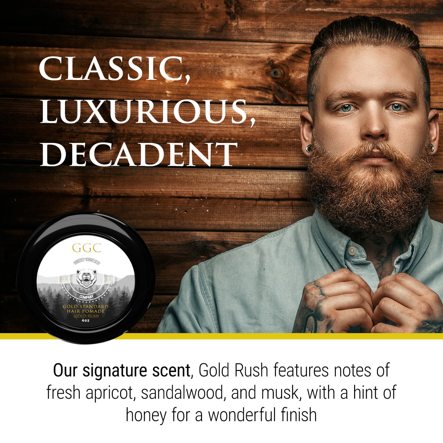 Gold Standard Hair Pomade (4 oz)