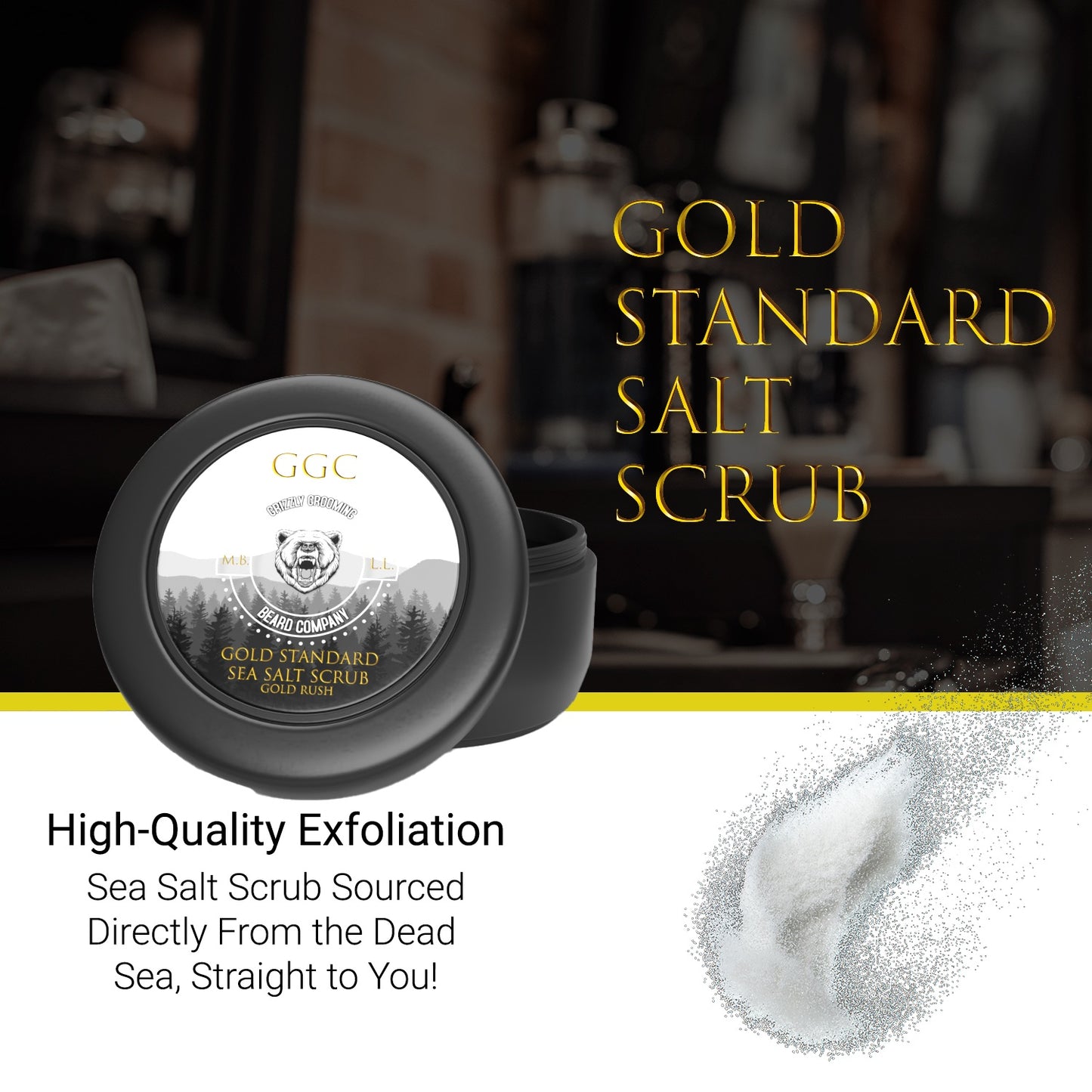Gold Standard Sea Salt Scrub (8oz)