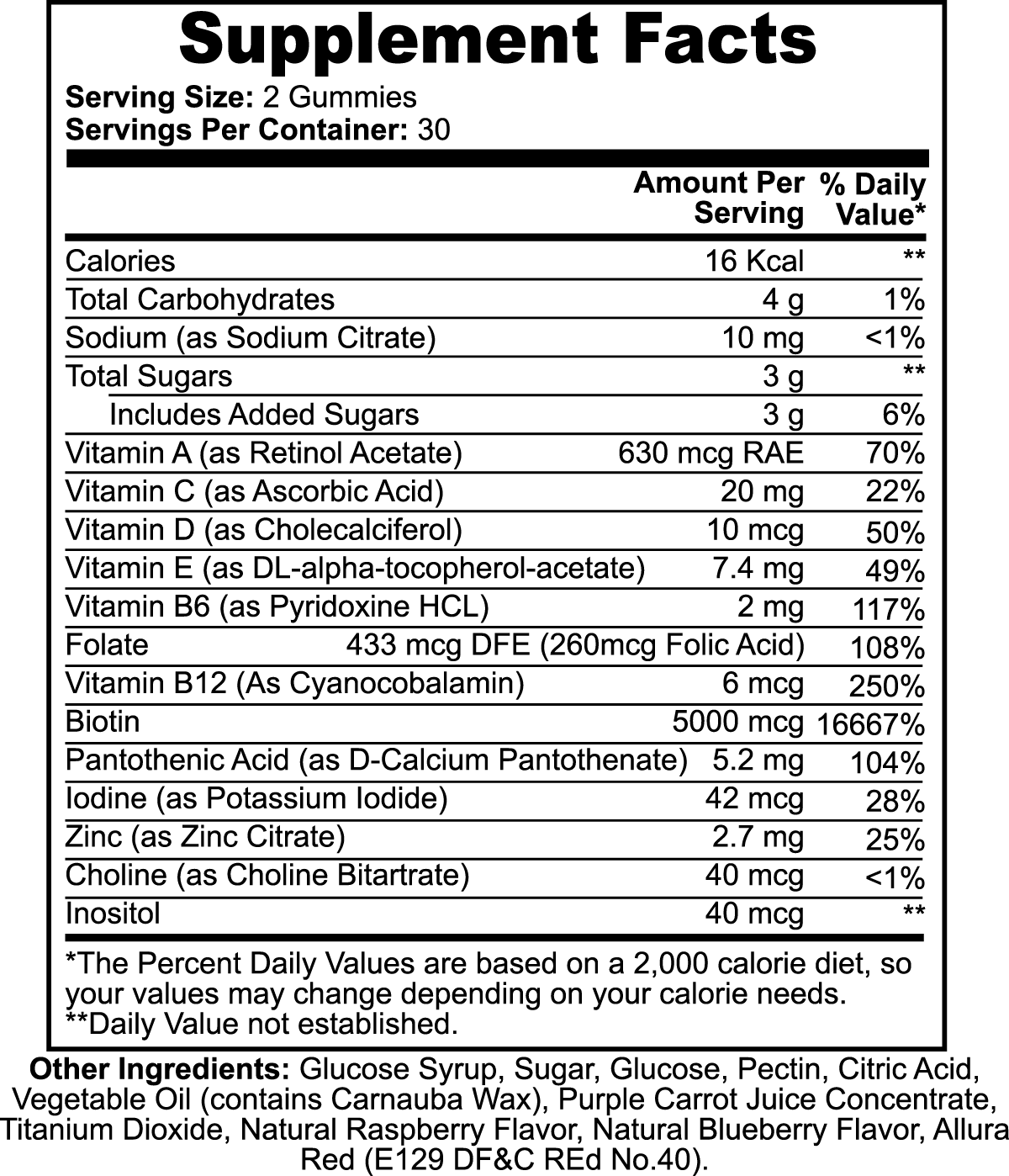 Hair Support Grizzly Gummies