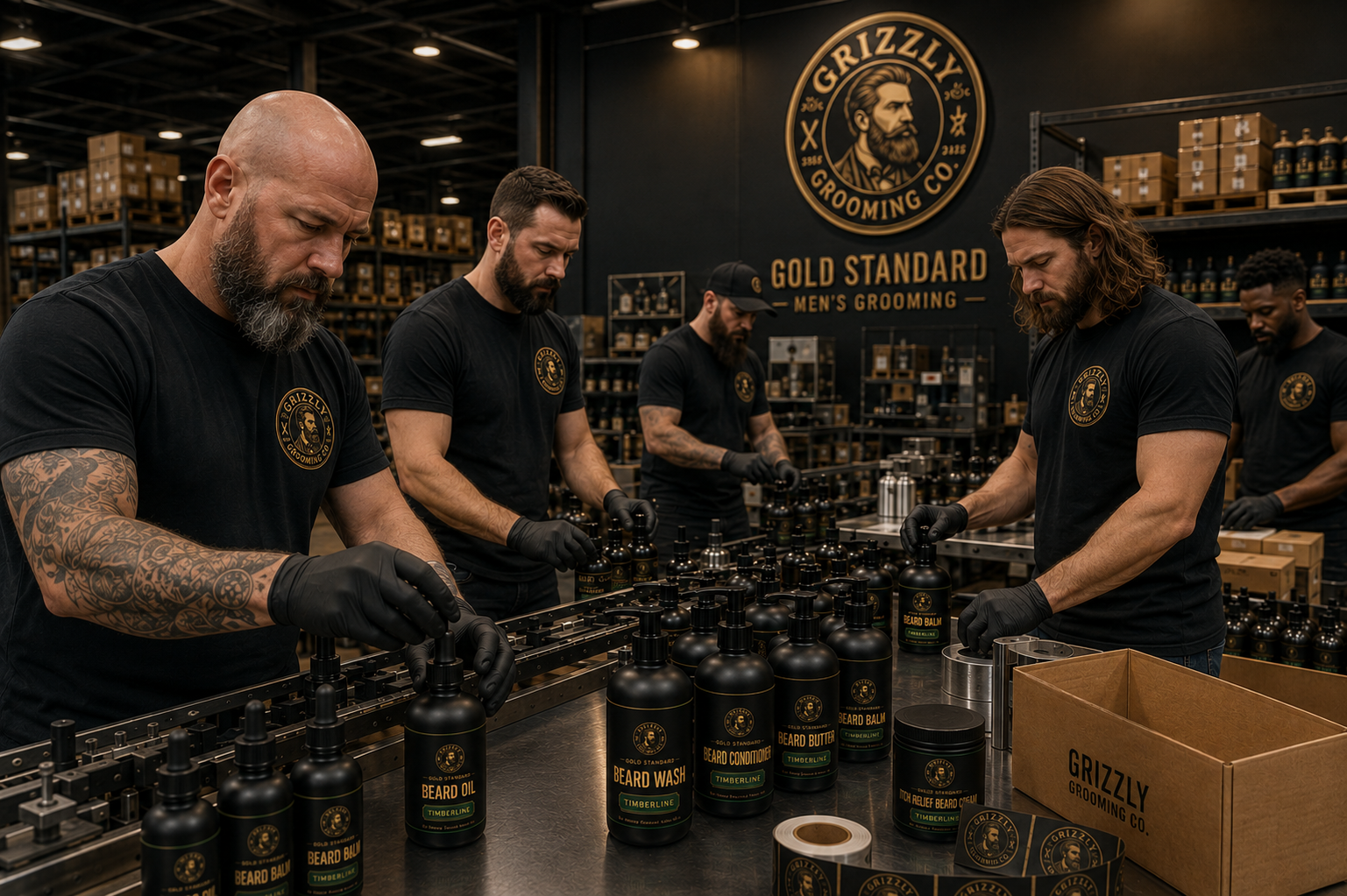 The Grizzly Grooming Company team at our storefront