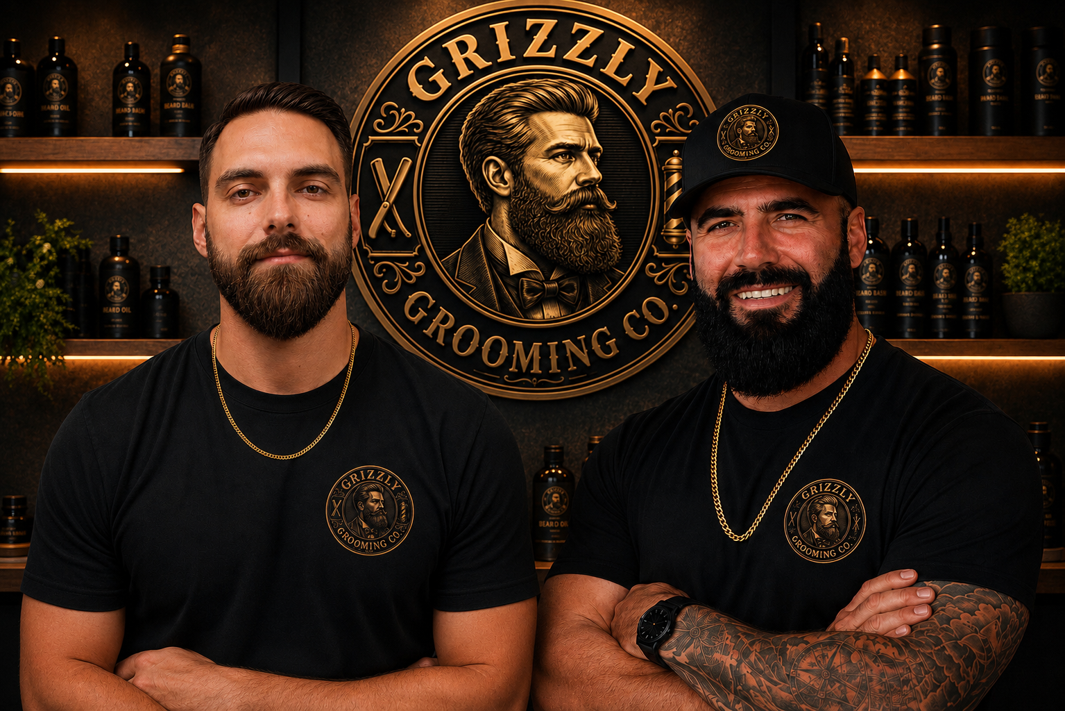 The two brothers behind Grizzly Grooming Co.