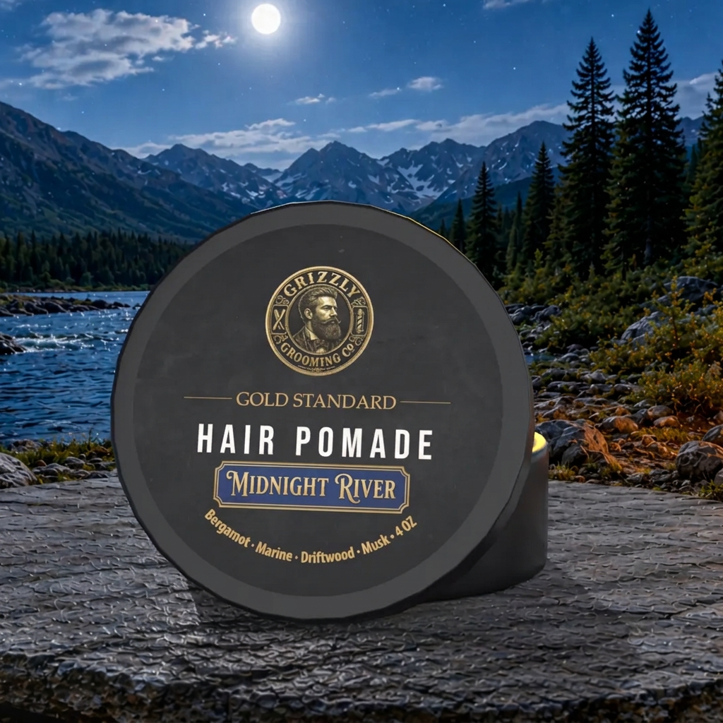 Gold Standard Hair Pomade — Midnight River
