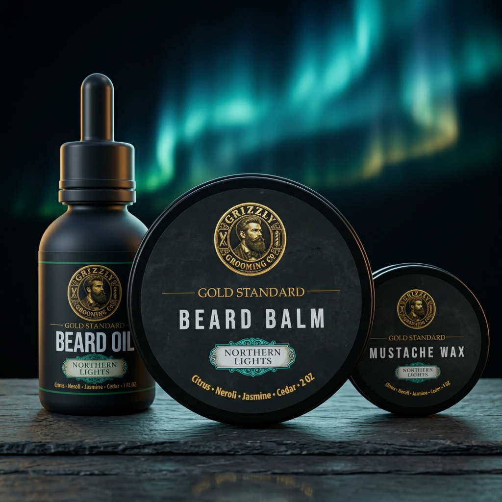 Gold Standard Beard Essential Kit — Northern Lights