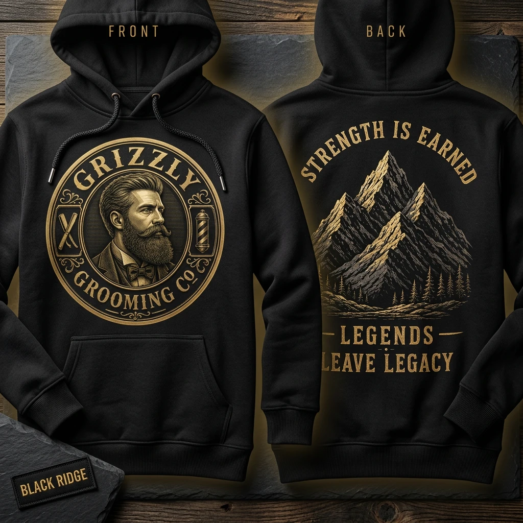Gold Standard Grizzly Hoodie — Black Ridge