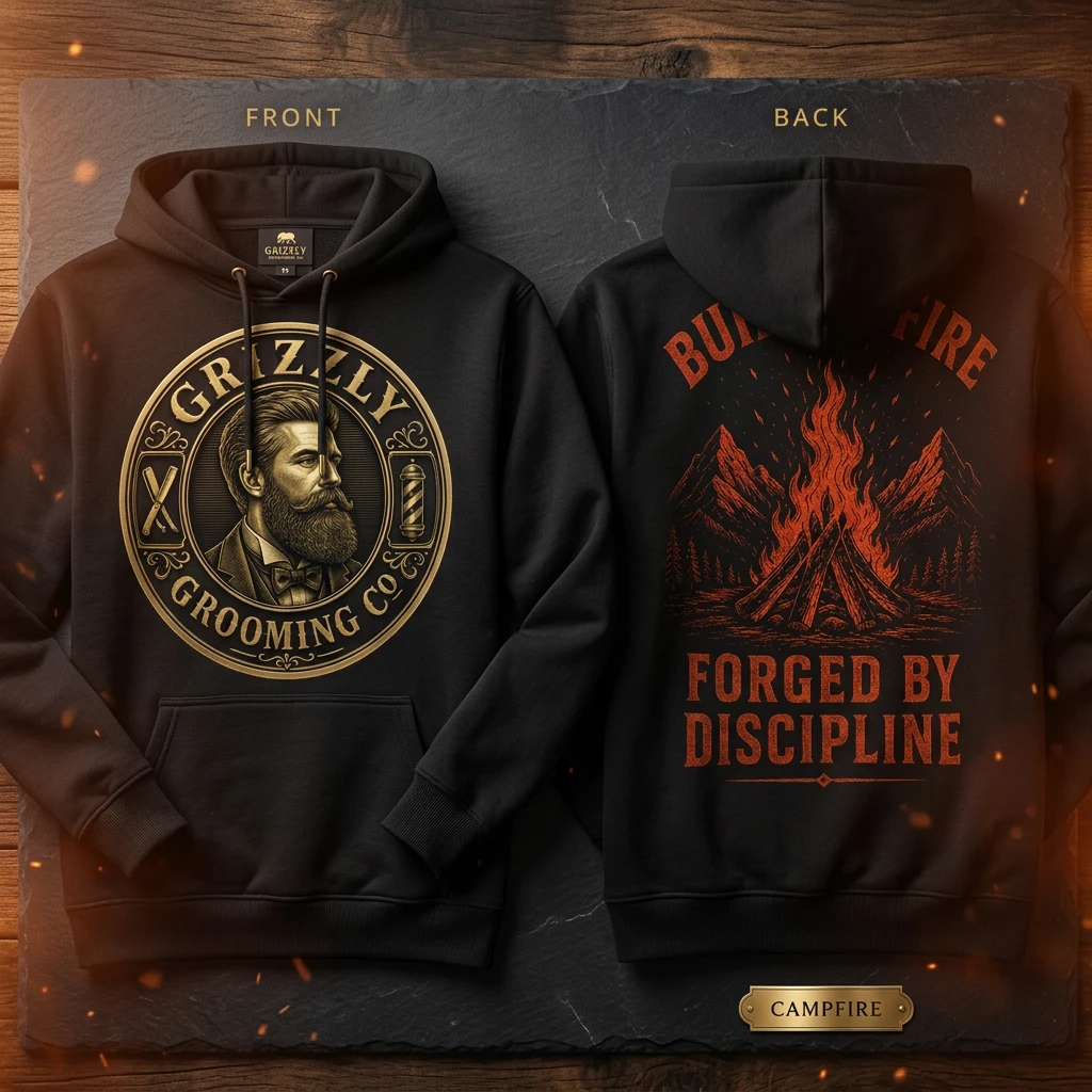 Gold Standard Grizzly Hoodie — Campfire