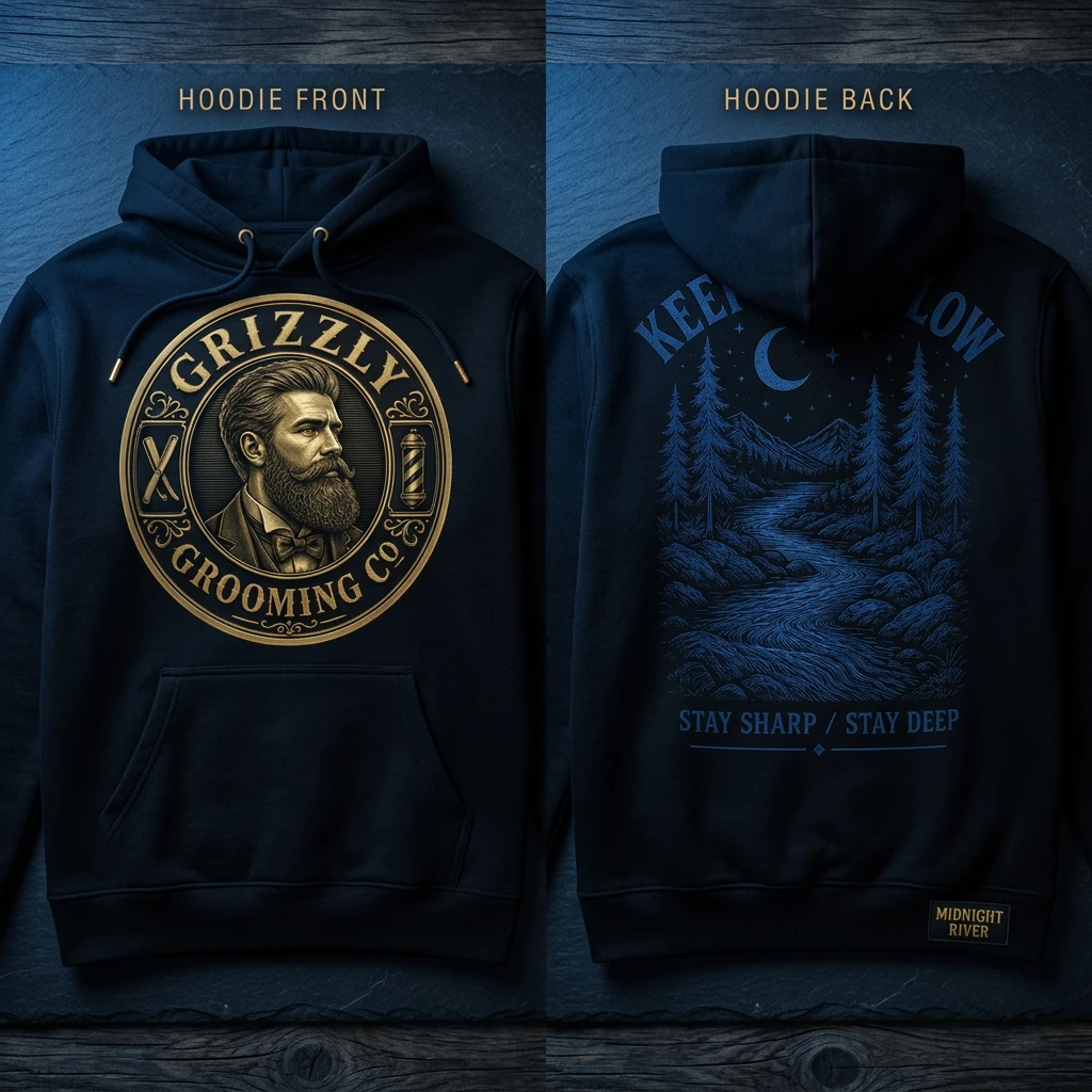 Gold Standard Grizzly Hoodie — Midnight River