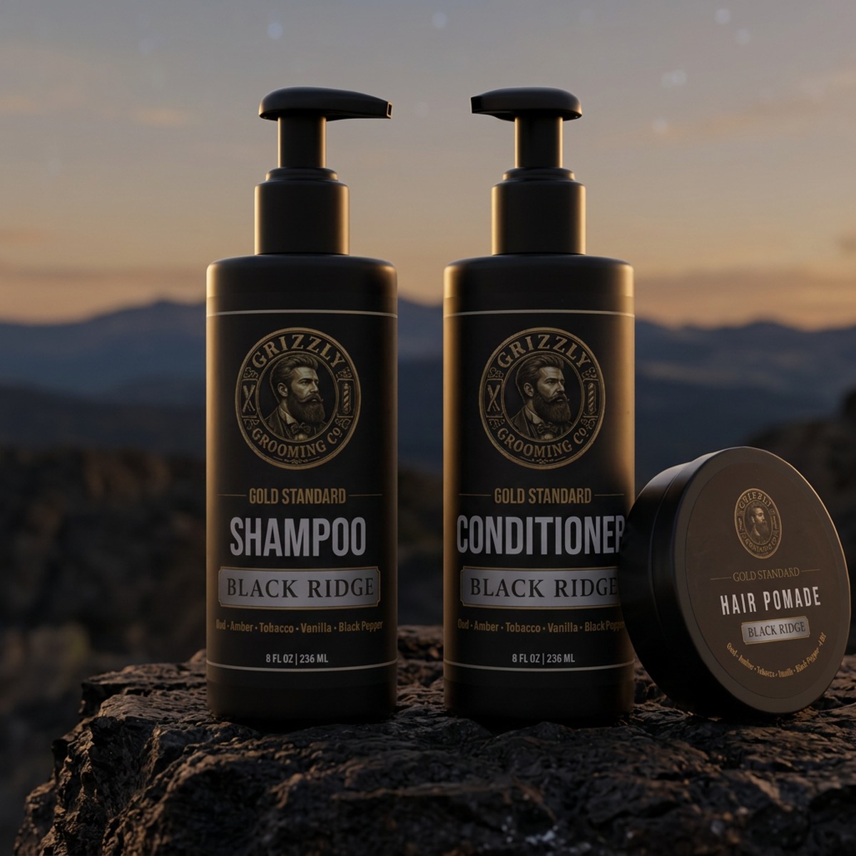 Gold Standard Hair Essentials Kit — Black Ridge