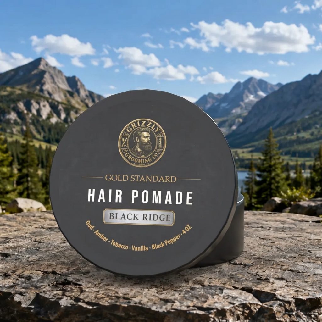 Gold Standard Hair Pomade — Black Ridge