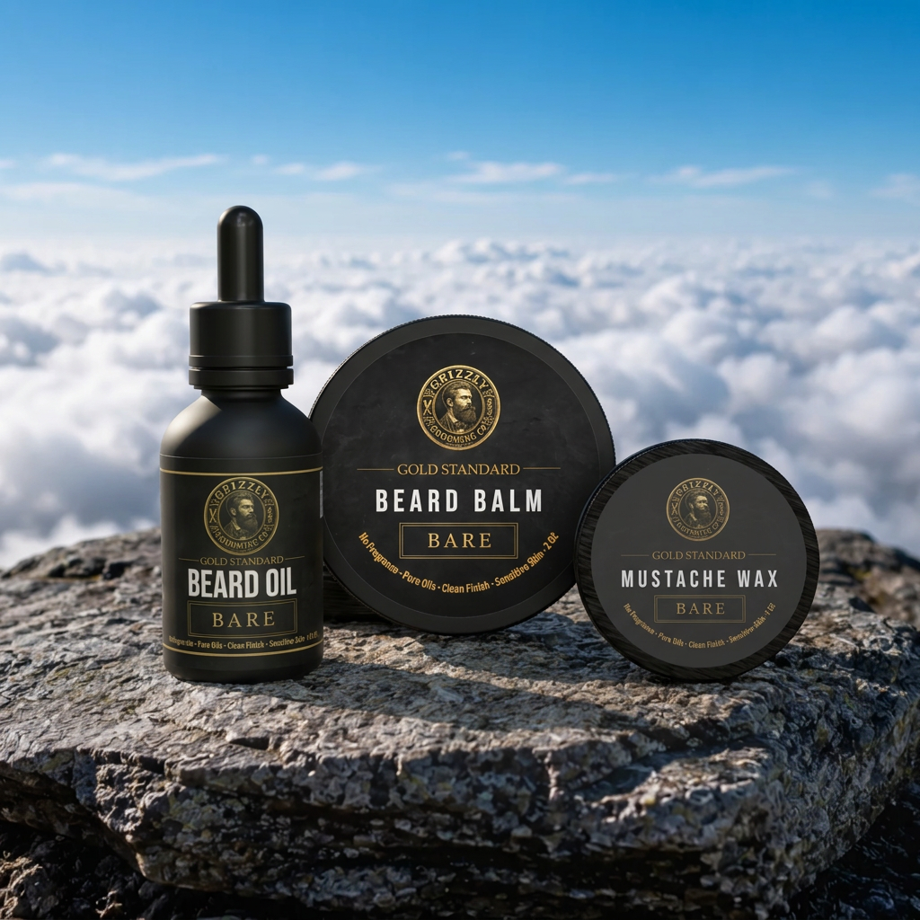 Gold Standard Beard Essential Kit — Bare