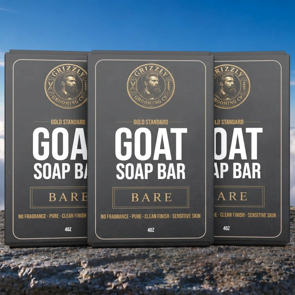Gold Standard Three Pack Goat Soap Bundle — Bare