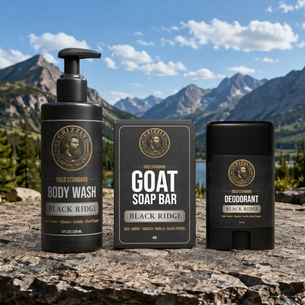 Gold Standard Shower Collection — Black Ridge