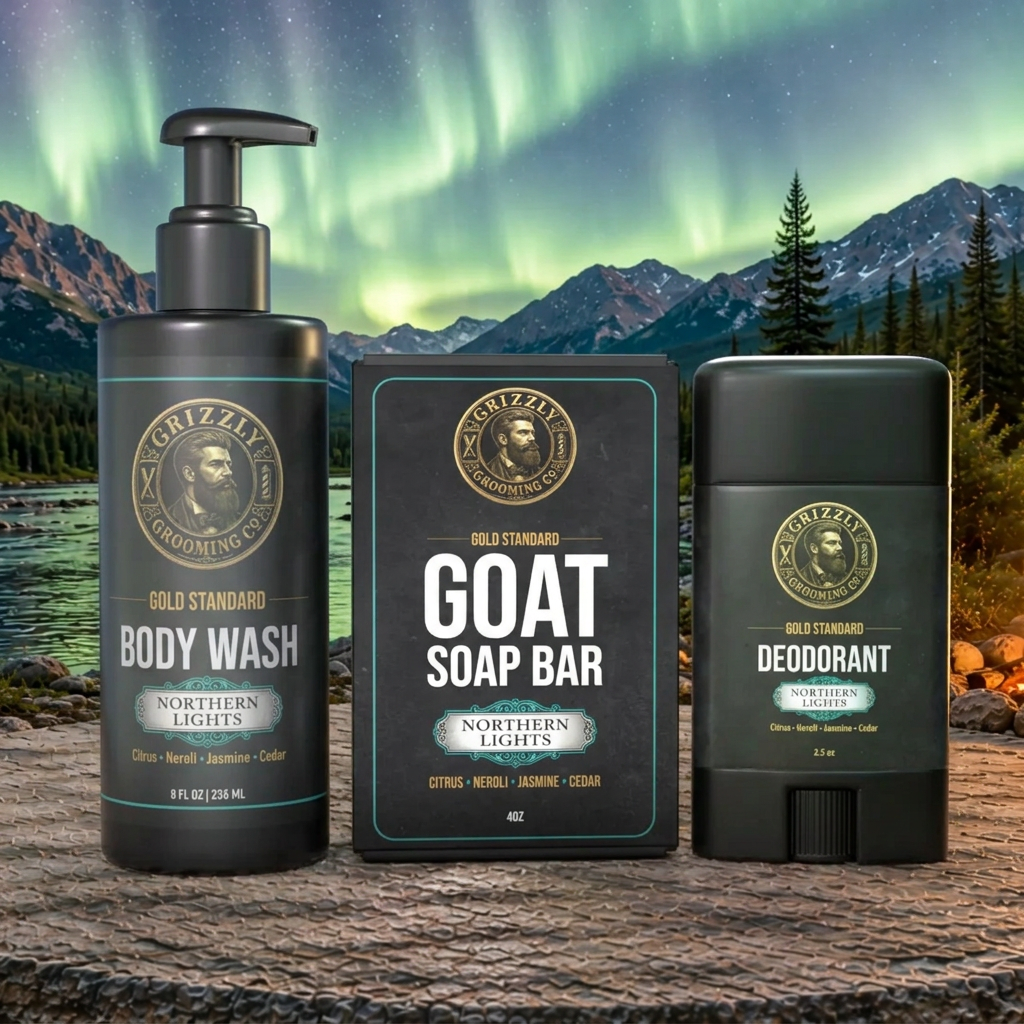 Gold Standard Shower Collection — Northern Lights
