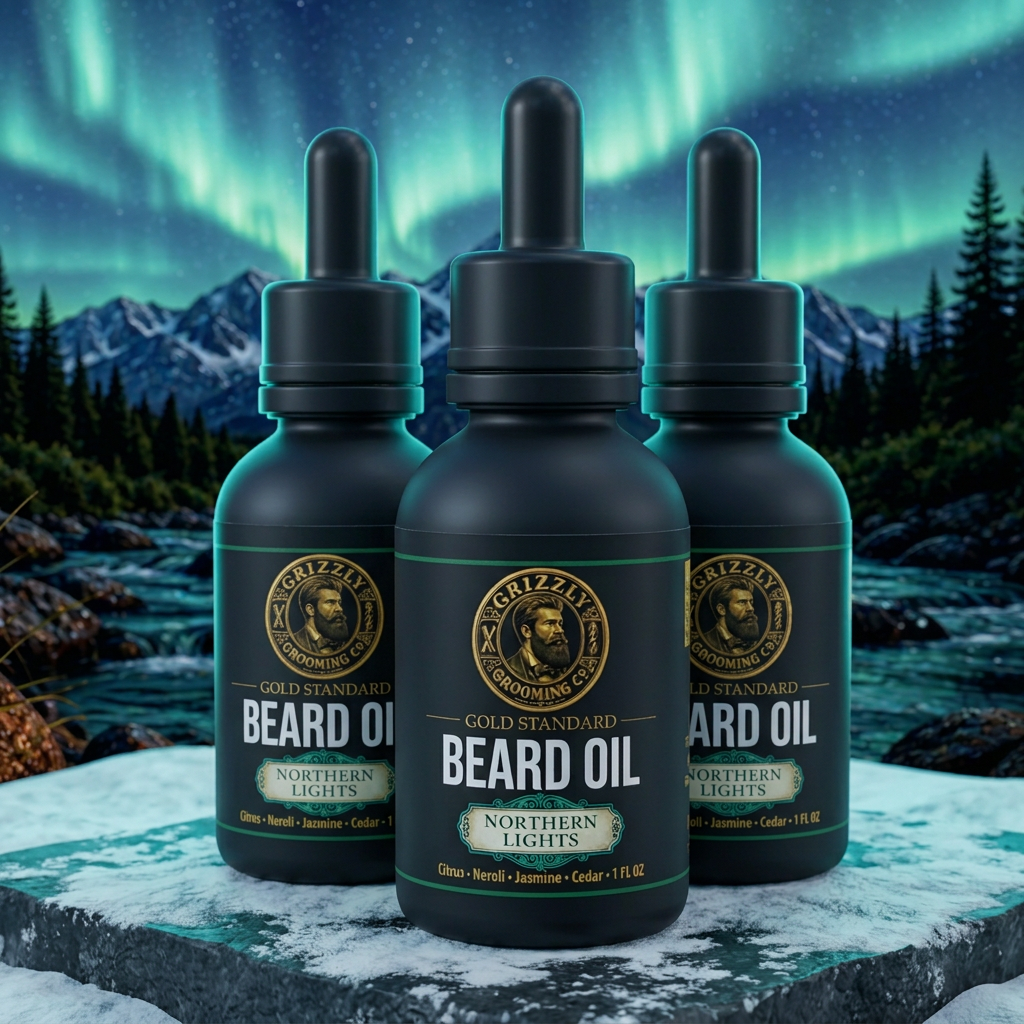 Gold Standard Three-Pack Beard Oil Bundle — Northern Lights