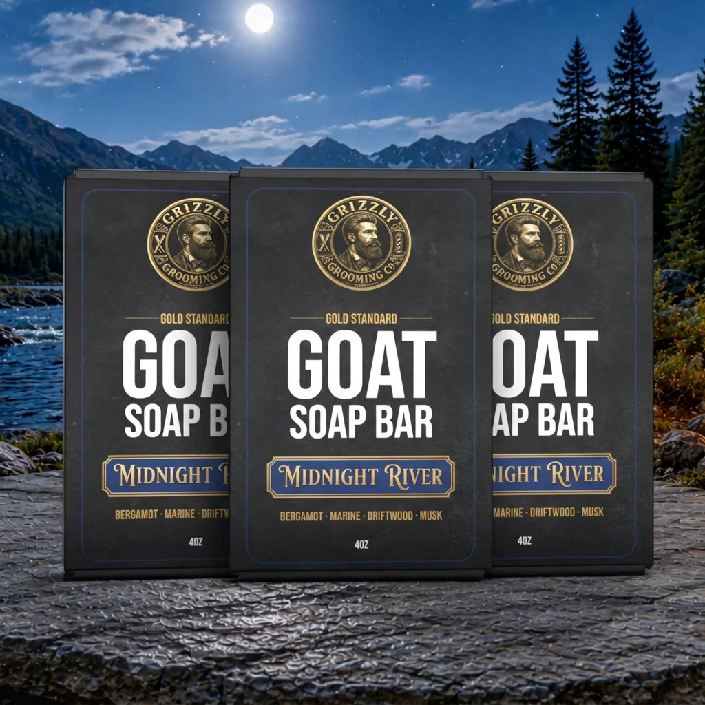 Gold Standard Three Pack Goat Soap Bundle — Midnight River
